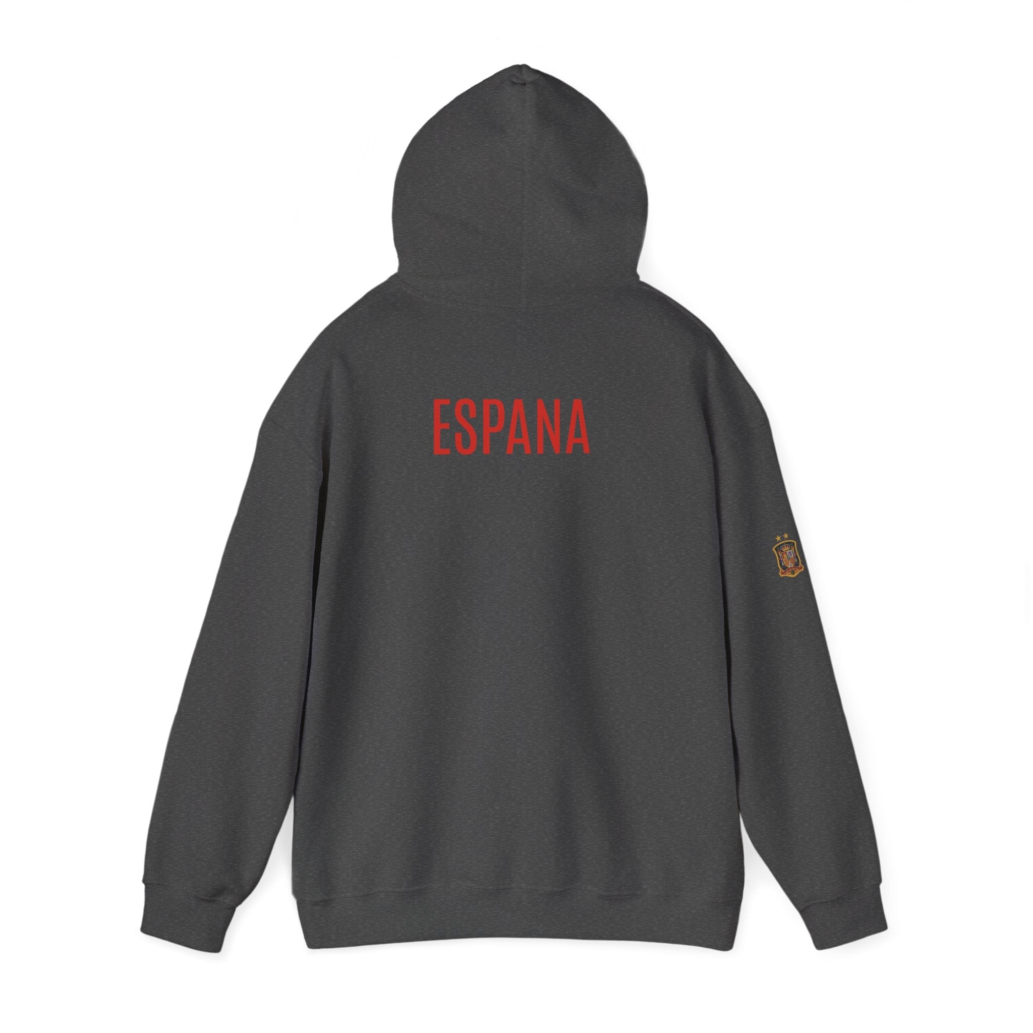 Spain Crest Hoodie "España" Back Print Casual Pullover - Etna Gift