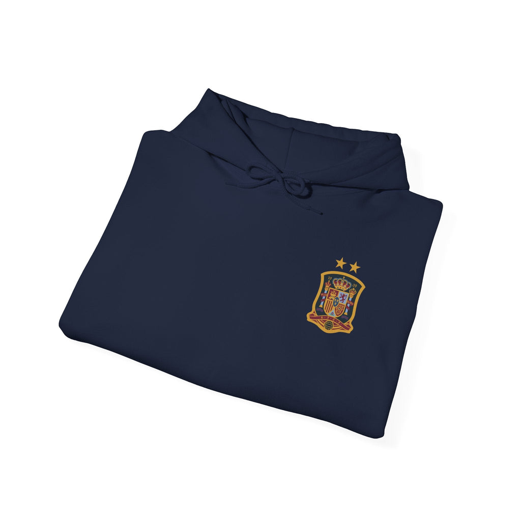 Spain Crest Hoodie "España" Back Print Casual Pullover - Etna Gift
