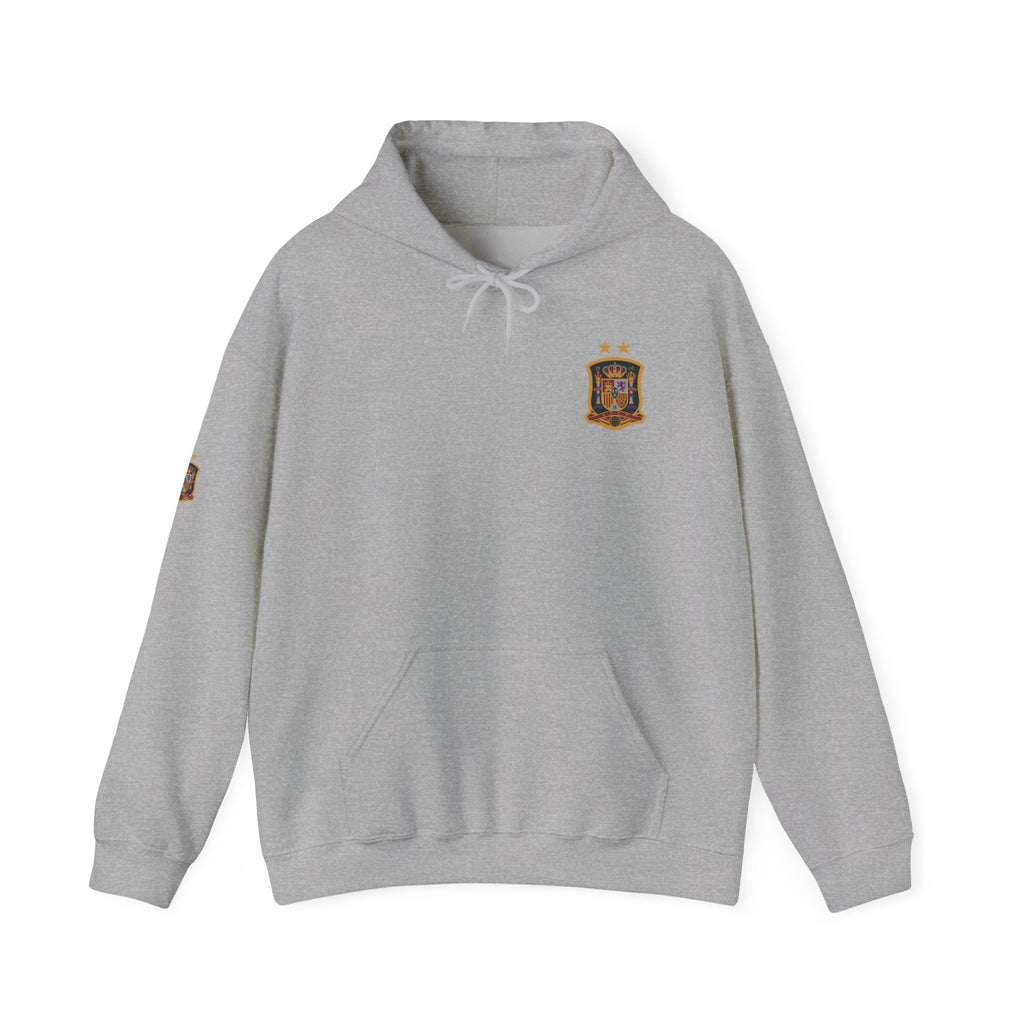 Spain Crest Hoodie "España" Back Print Casual Pullover - Etna Gift