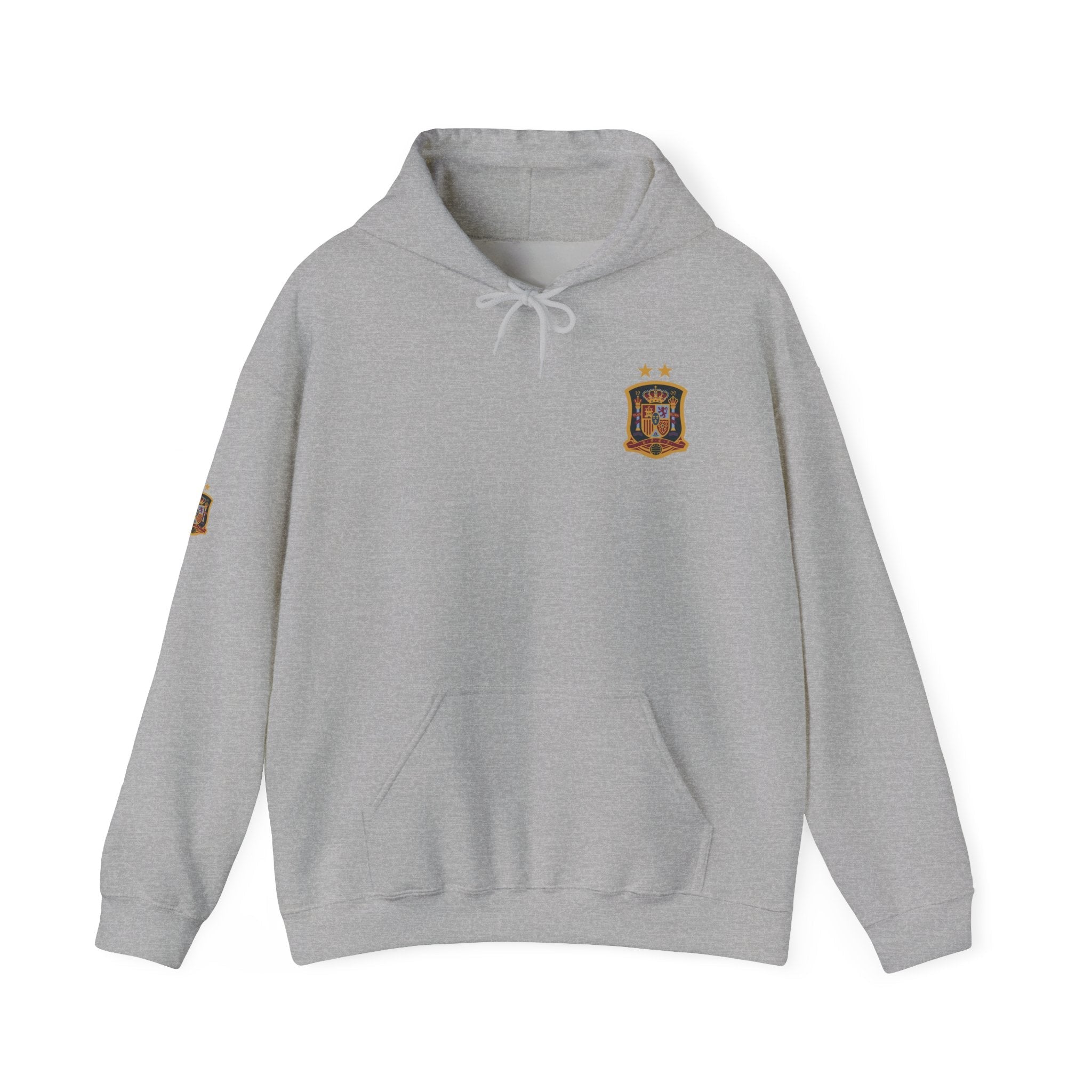 Spain Crest Hoodie "España" Back Print Casual Pullover - Etna Gift