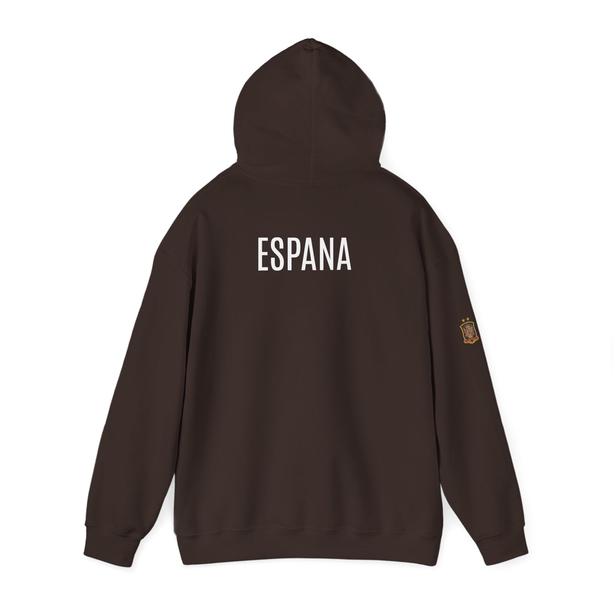 Spain Crest Hoodie "España" Back Print Casual Pullover - Etna Gift