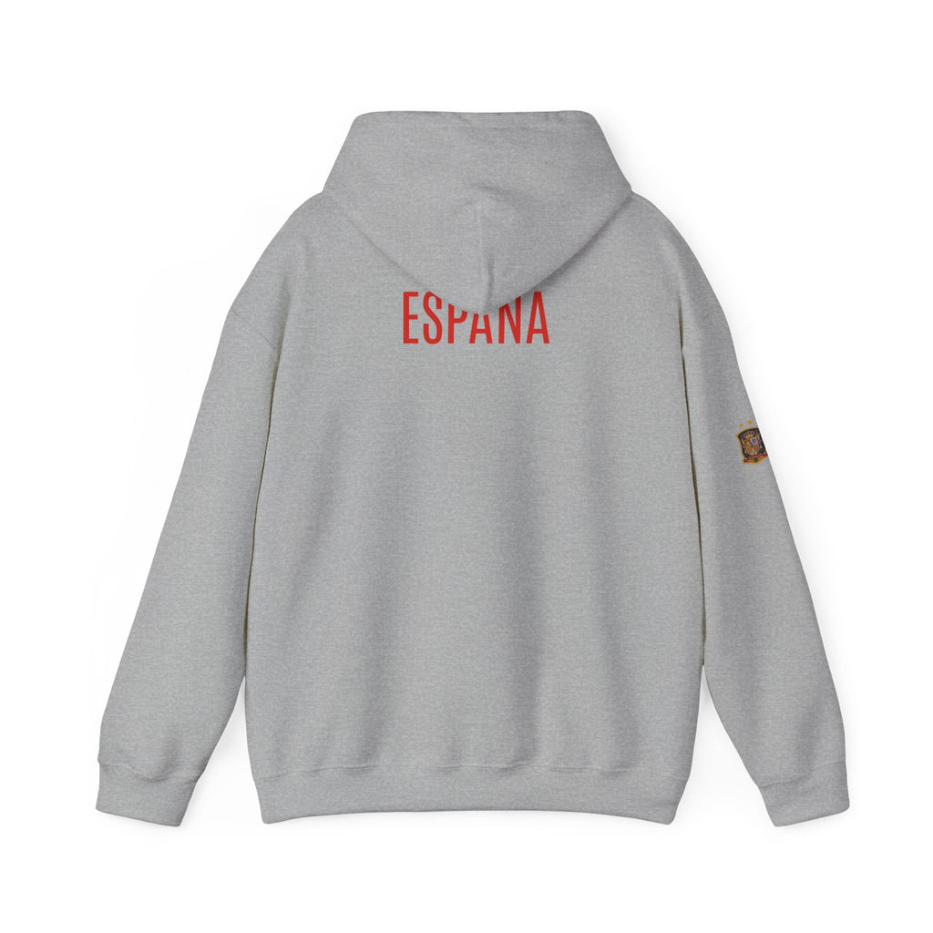 Spain Crest Hoodie "España" Back Print Casual Pullover - Etna Gift