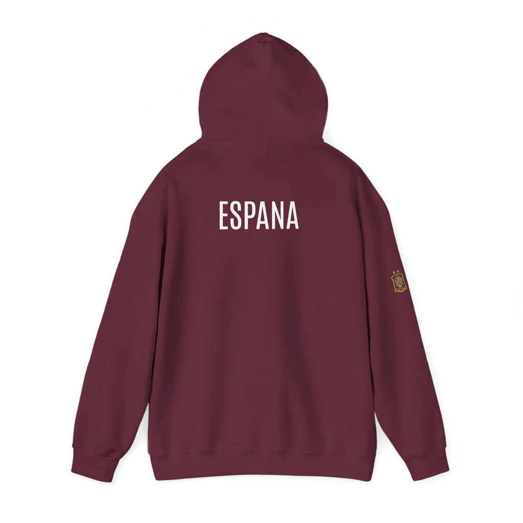 Spain Crest Hoodie "España" Back Print Casual Pullover - Etna Gift