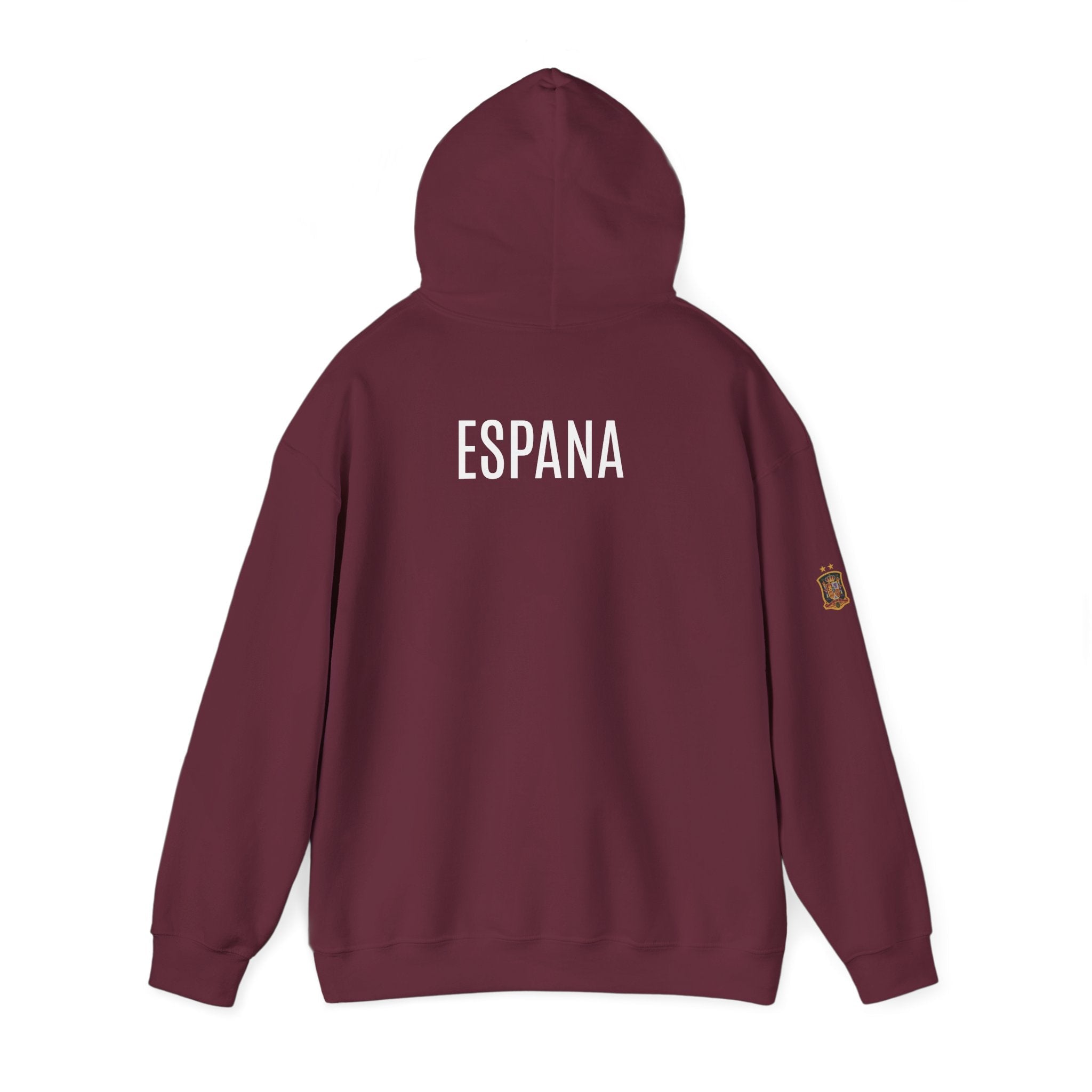 Spain Crest Hoodie "España" Back Print Casual Pullover - Etna Gift
