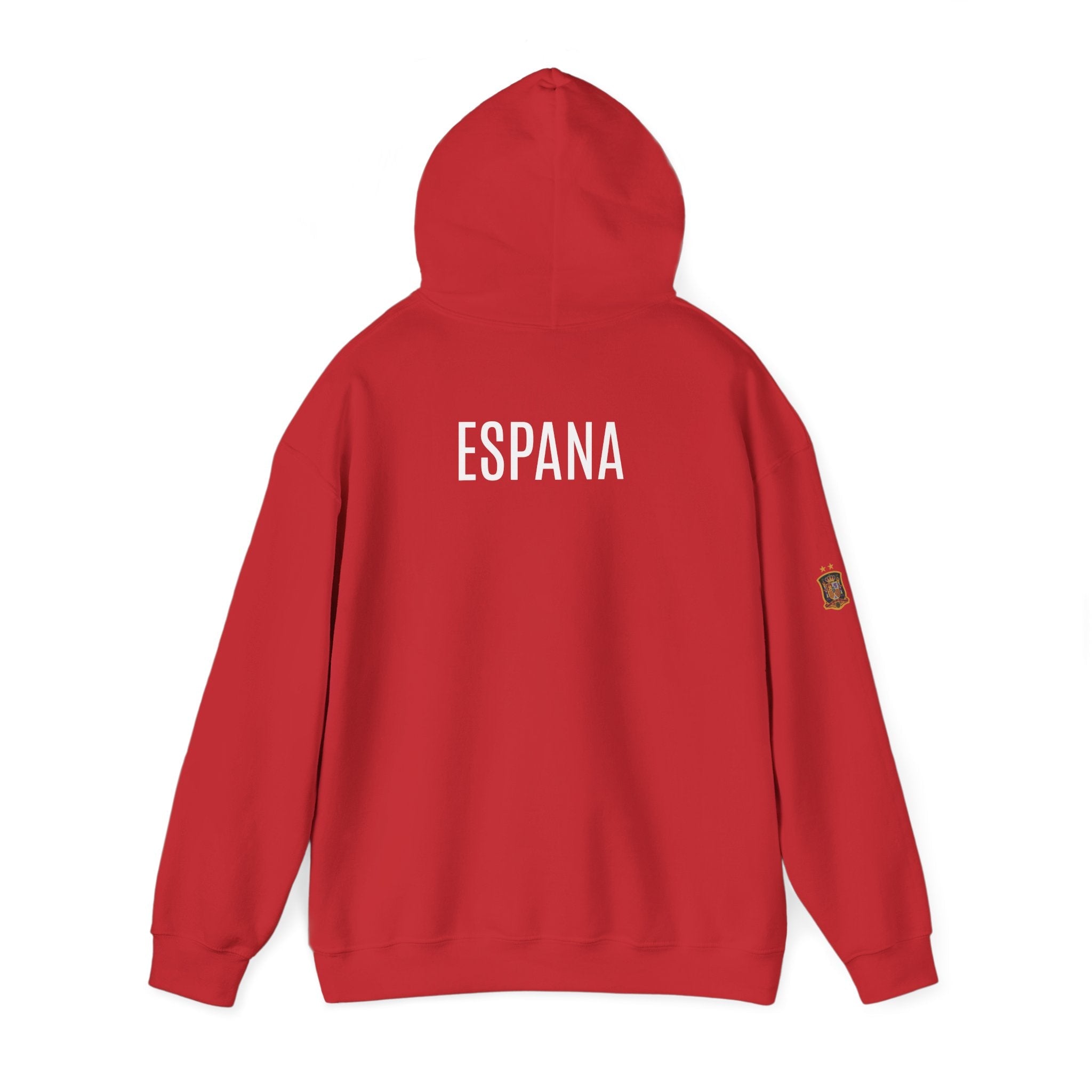 Spain Crest Hoodie "España" Back Print Casual Pullover - Etna Gift