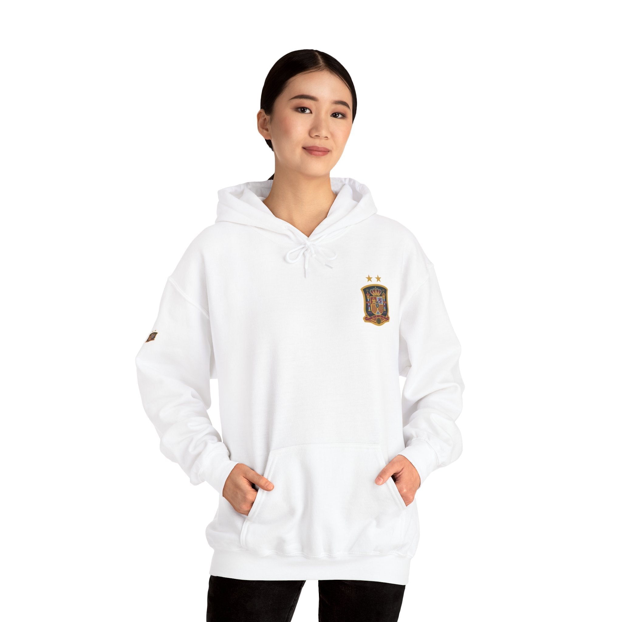 Spain Crest Hoodie "España" Back Print Casual Pullover - Etna Gift