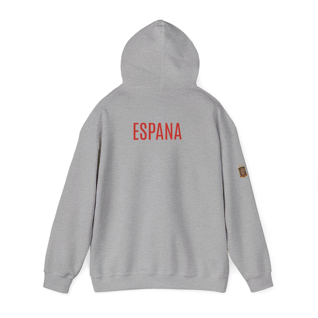 Spain Crest Hoodie "España" Back Print Casual Pullover - Etna Gift