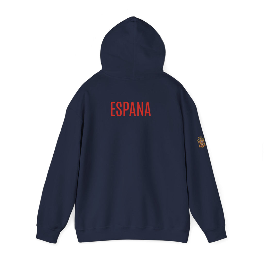 Spain Crest Hoodie "España" Back Print Casual Pullover - Etna Gift