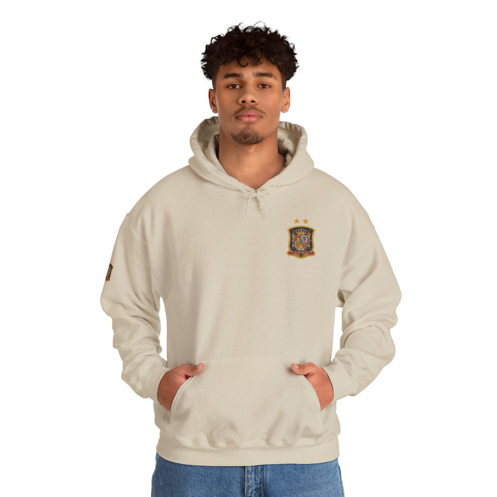 Spain Crest Hoodie "España" Back Print Casual Pullover - Etna Gift