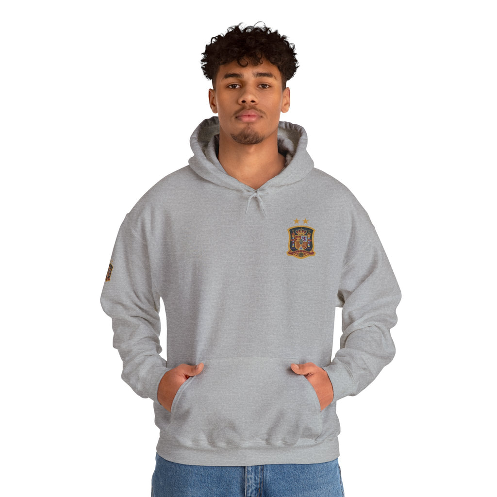 Spain Crest Hoodie "España" Back Print Casual Pullover - Etna Gift
