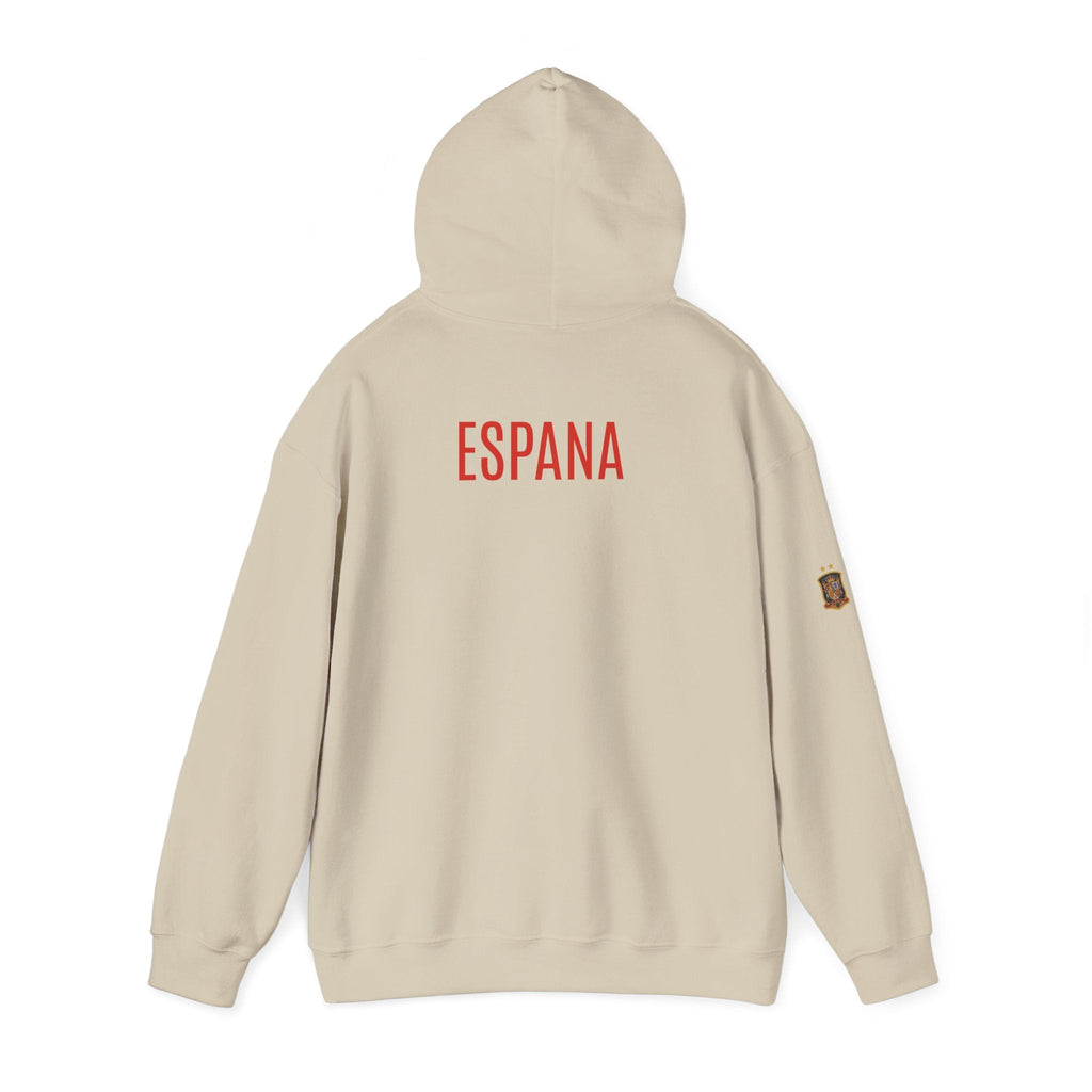 Spain Crest Hoodie "España" Back Print Casual Pullover - Etna Gift