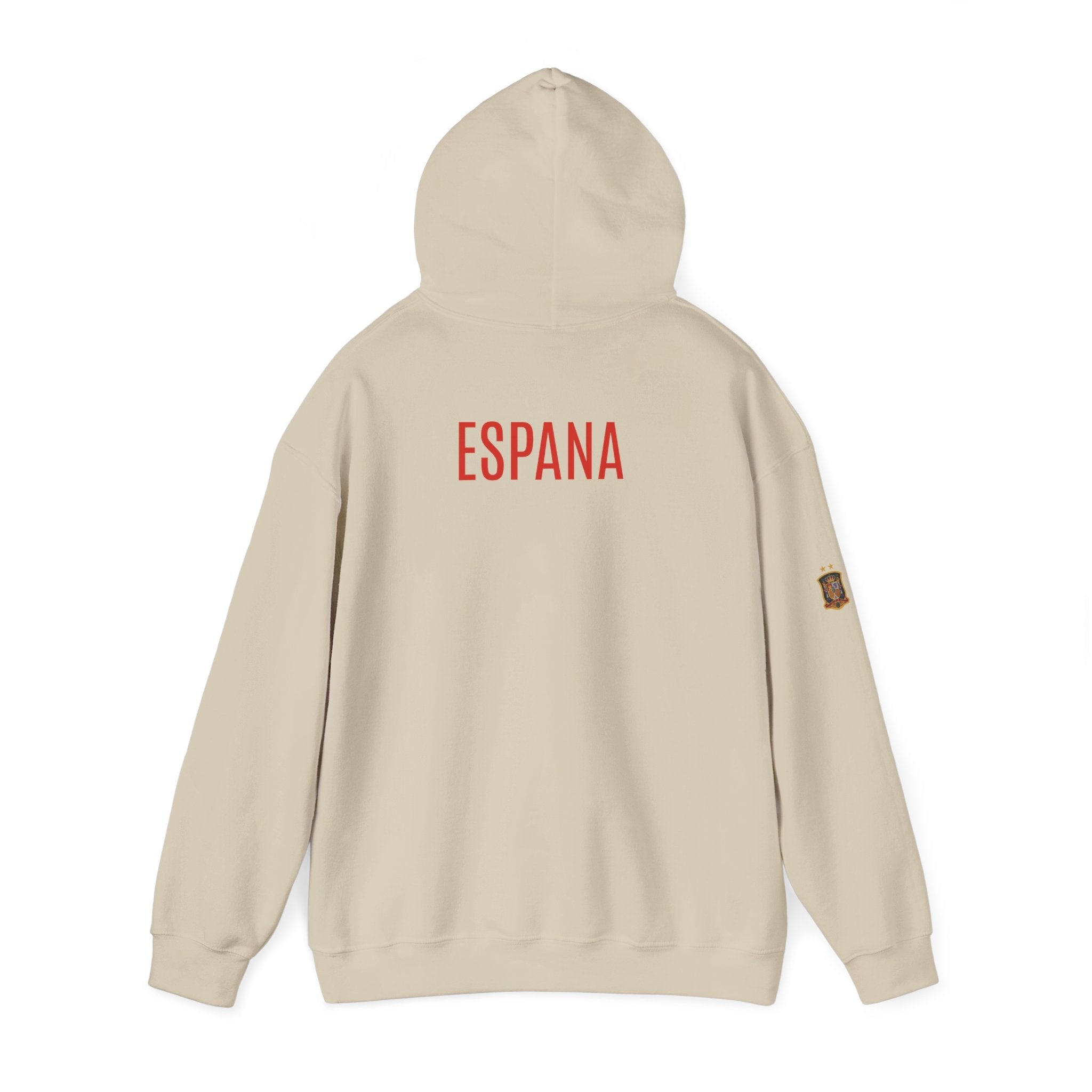 Spain Crest Hoodie "España" Back Print Casual Pullover - Etna Gift