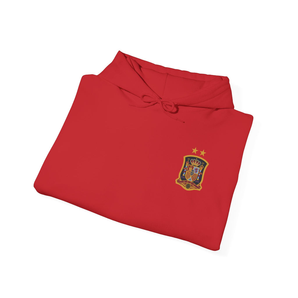 Spain Crest Hoodie "España" Back Print Casual Pullover - Etna Gift