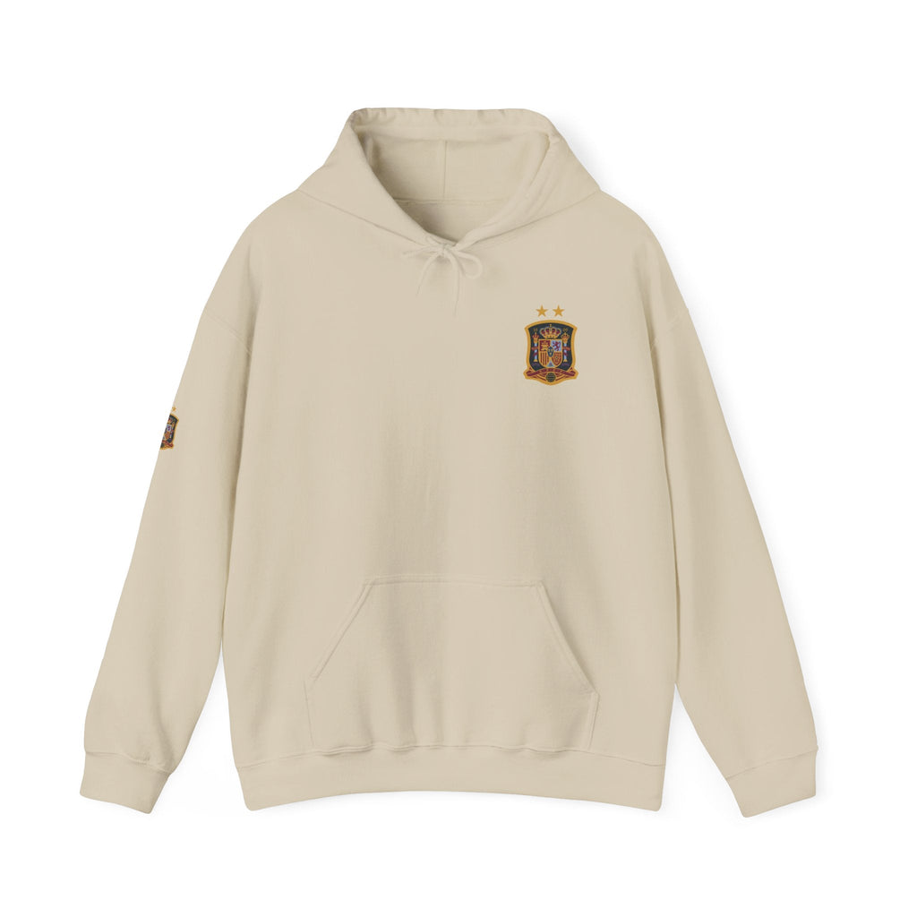 Spain Crest Hoodie "España" Back Print Casual Pullover - Etna Gift
