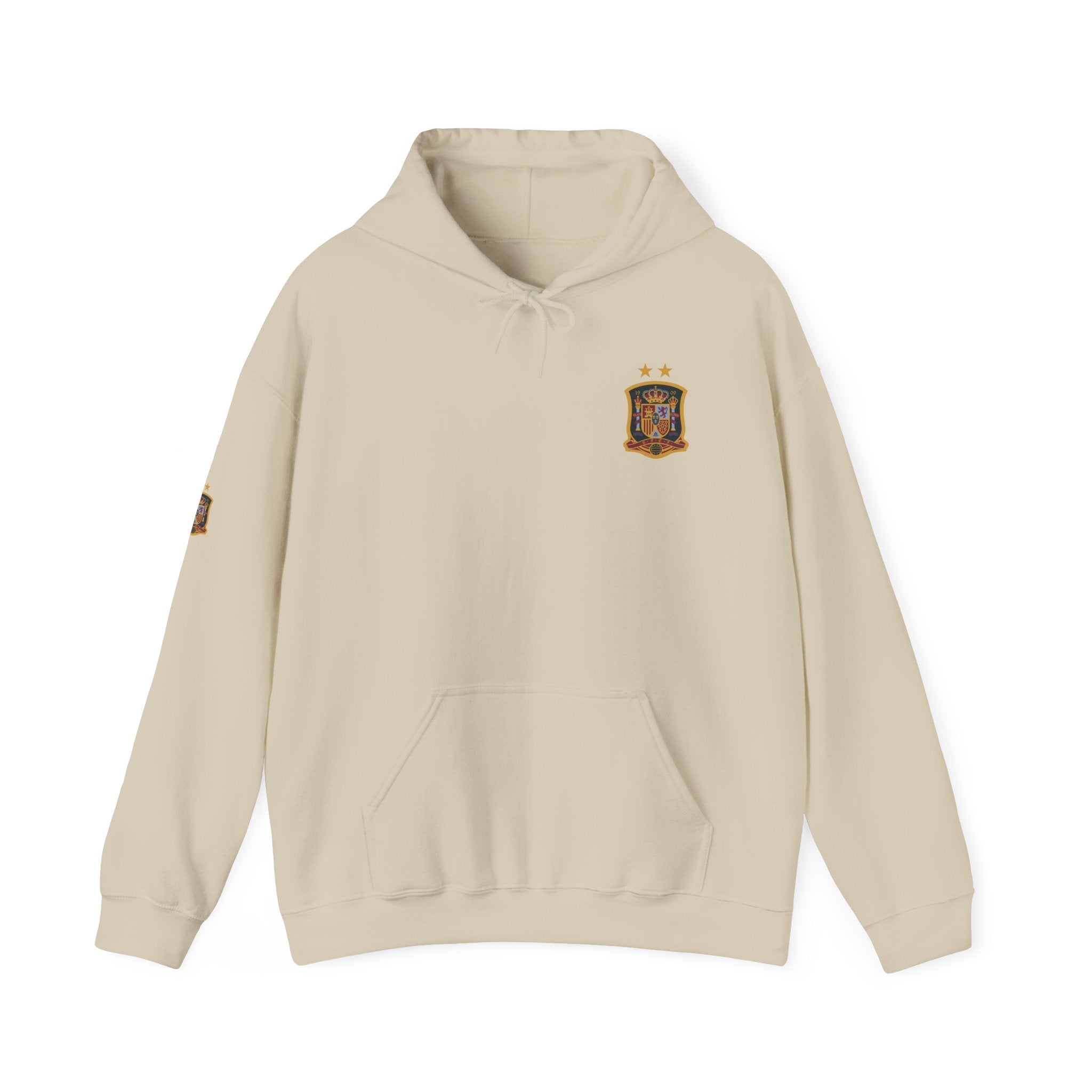 Spain Crest Hoodie "España" Back Print Casual Pullover - Etna Gift