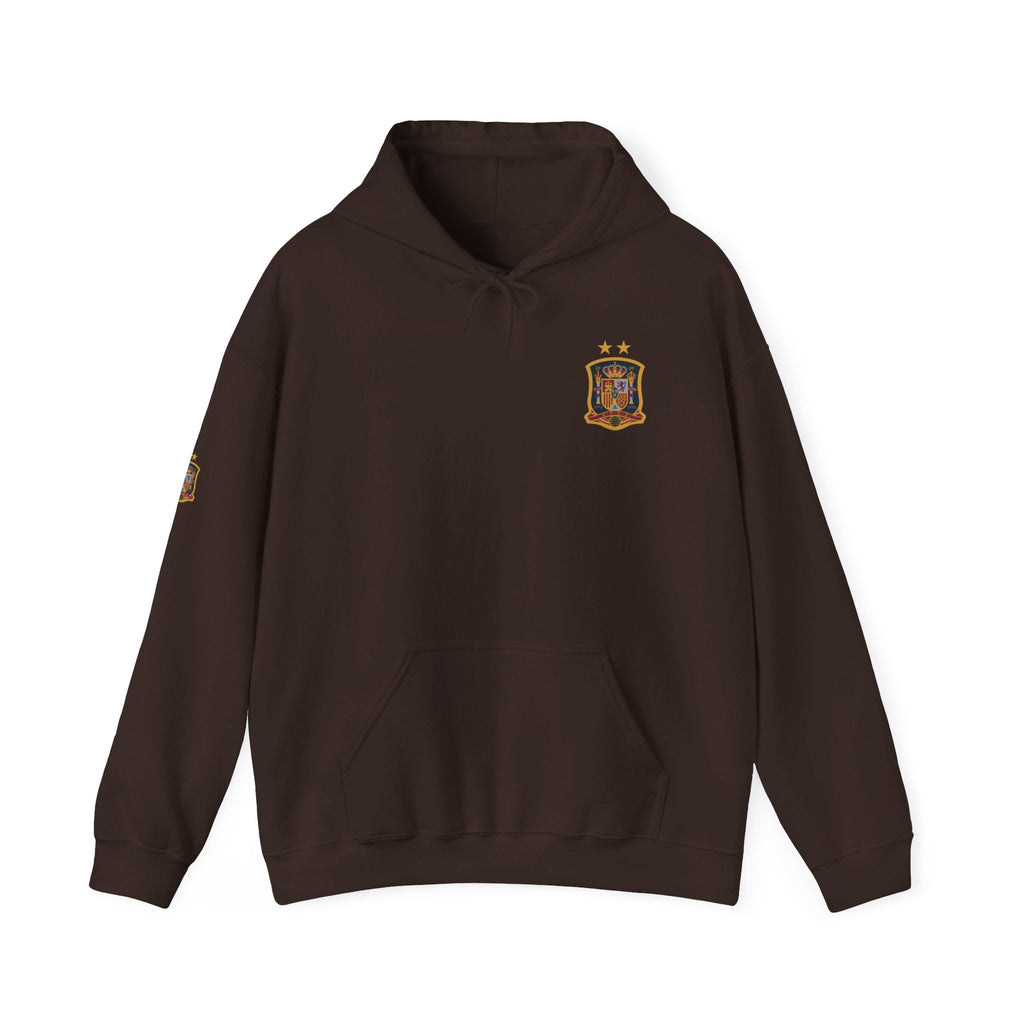 Spain Crest Hoodie "España" Back Print Casual Pullover - Etna Gift