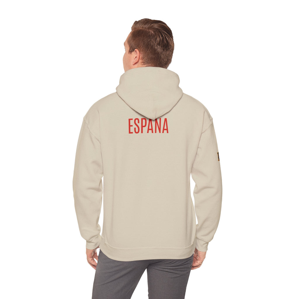 Spain Crest Hoodie "España" Back Print Casual Pullover - Etna Gift