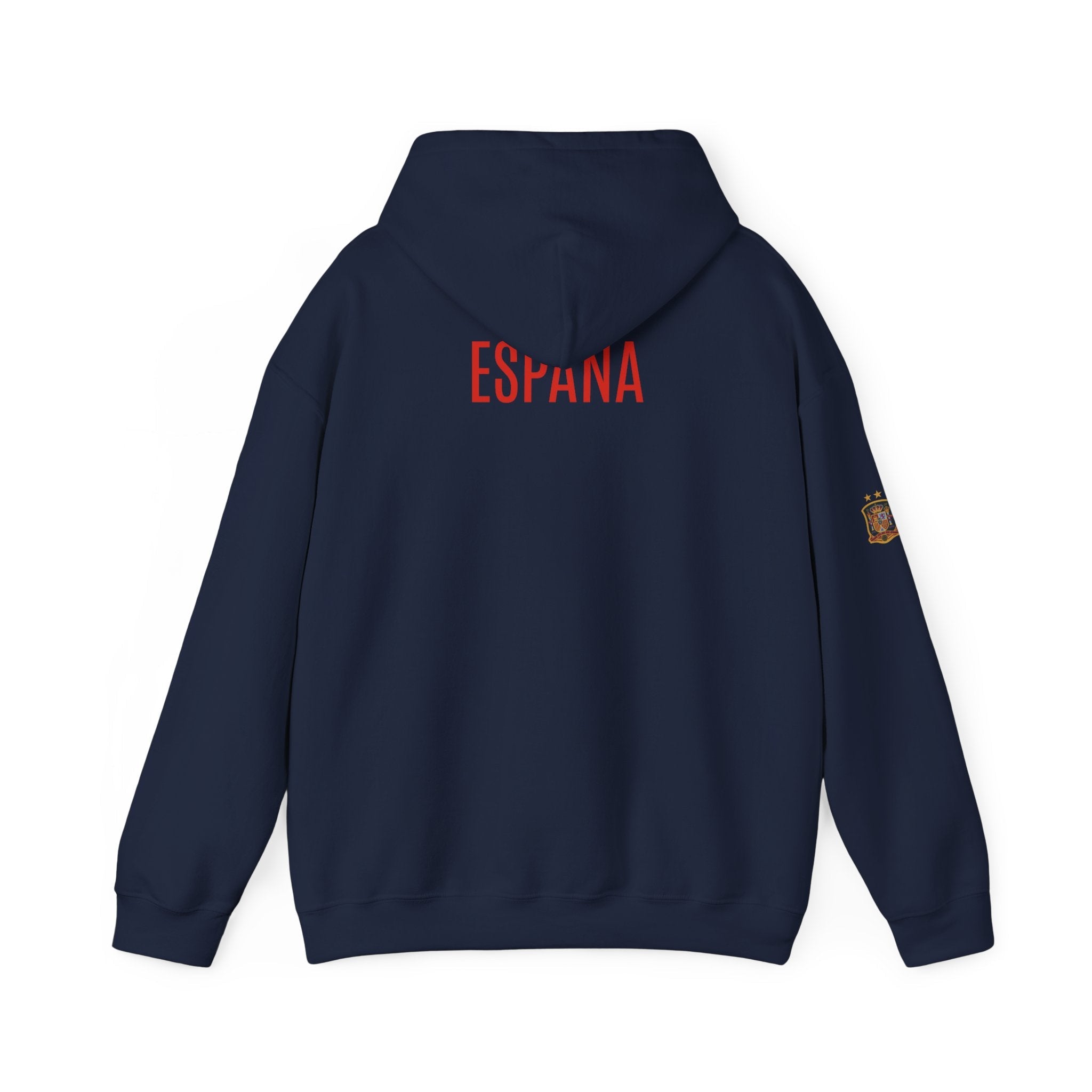 Spain Crest Hoodie "España" Back Print Casual Pullover - Etna Gift