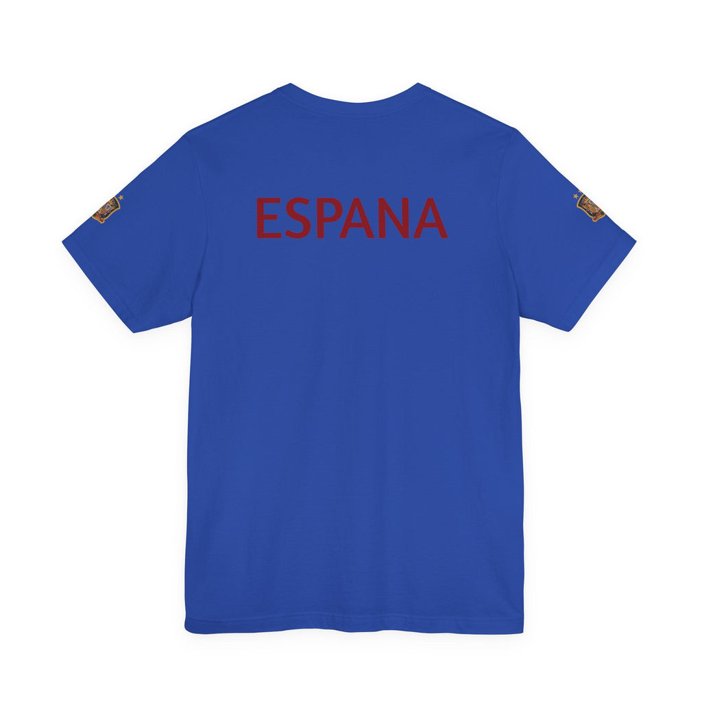 Spain Pride Unisex T-Shirt, Casual Wear, Spain Tee, Travel Souvenir, Sports Fan Gear, Spain Gifts, Cool Summer Shirt - Etna Gift