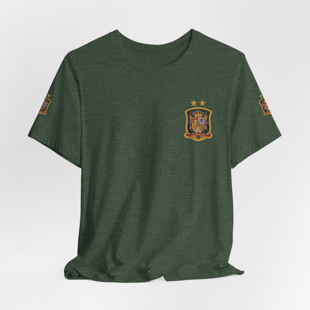 Spain Pride Unisex T-Shirt, Casual Wear, Spain Tee, Travel Souvenir, Sports Fan Gear, Spain Gifts, Cool Summer Shirt - Etna Gift
