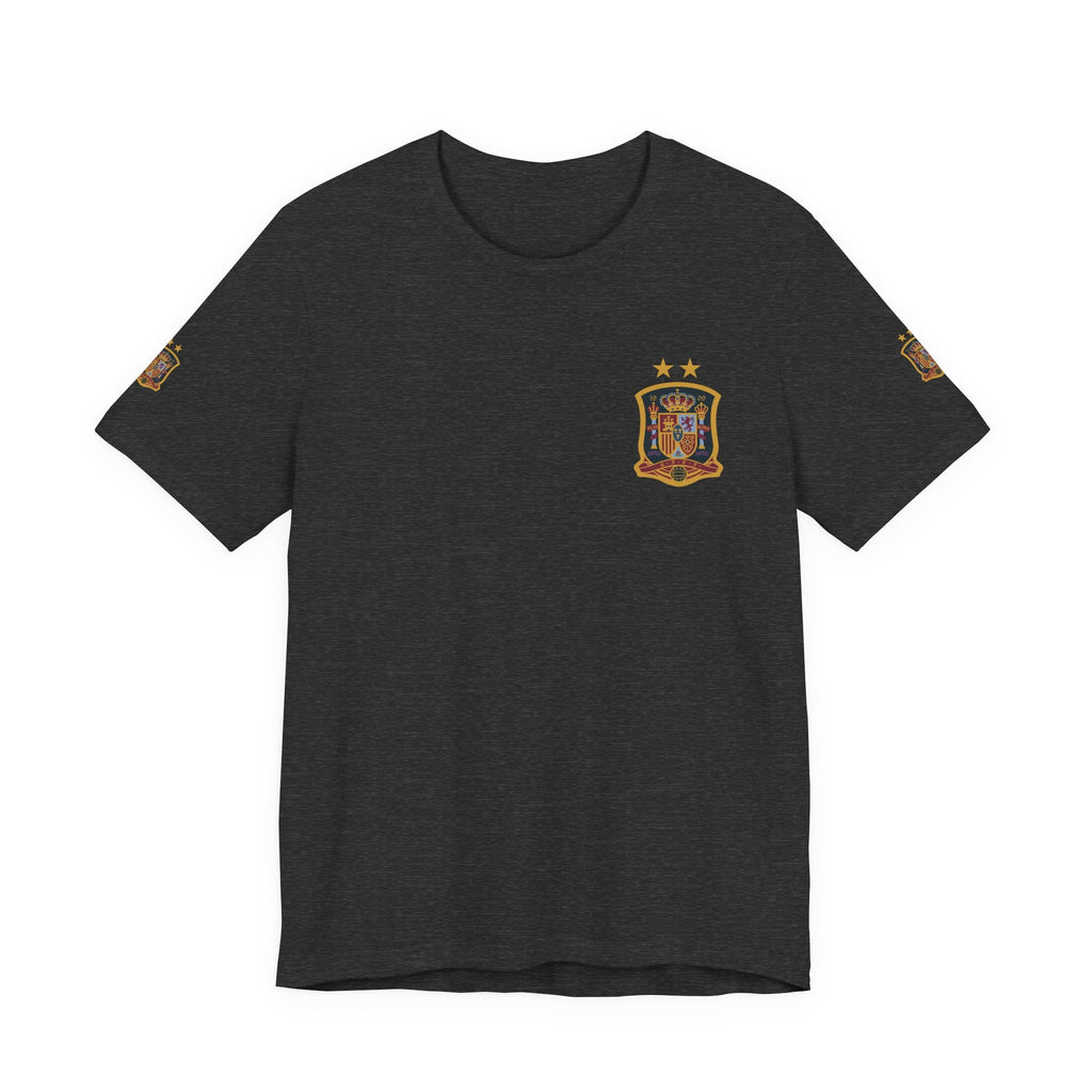 Spain Pride Unisex T-Shirt, Casual Wear, Spain Tee, Travel Souvenir, Sports Fan Gear, Spain Gifts, Cool Summer Shirt - Etna Gift
