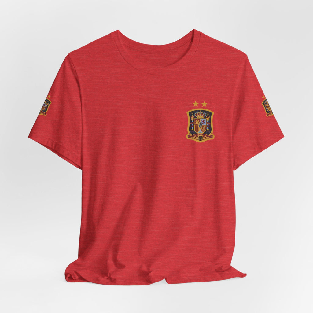 Spain Pride Unisex T-Shirt, Casual Wear, Spain Tee, Travel Souvenir, Sports Fan Gear, Spain Gifts, Cool Summer Shirt - Etna Gift