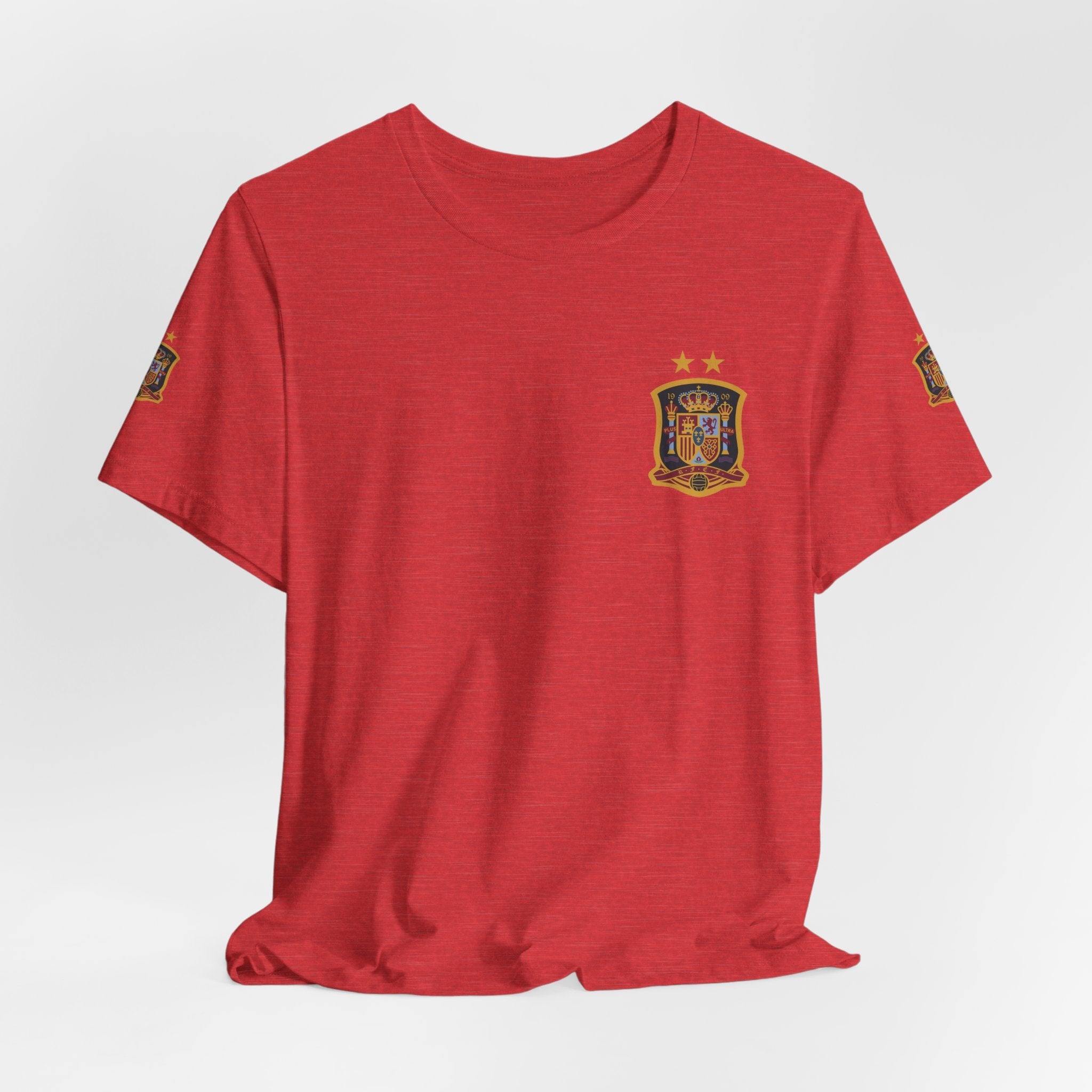 Spain Pride Unisex T-Shirt, Casual Wear, Spain Tee, Travel Souvenir, Sports Fan Gear, Spain Gifts, Cool Summer Shirt - Etna Gift