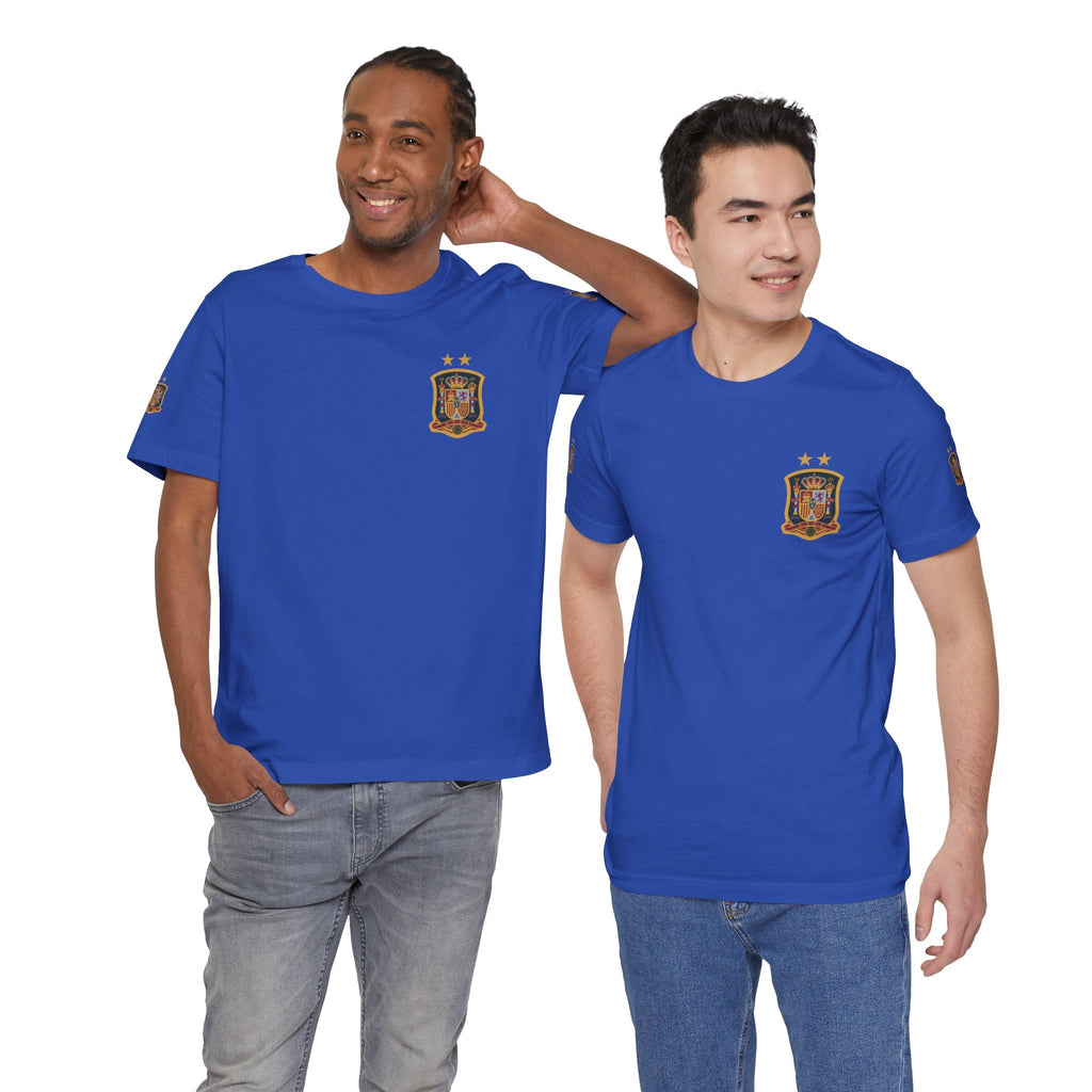 Spain Pride Unisex T-Shirt, Casual Wear, Spain Tee, Travel Souvenir, Sports Fan Gear, Spain Gifts, Cool Summer Shirt - Etna Gift