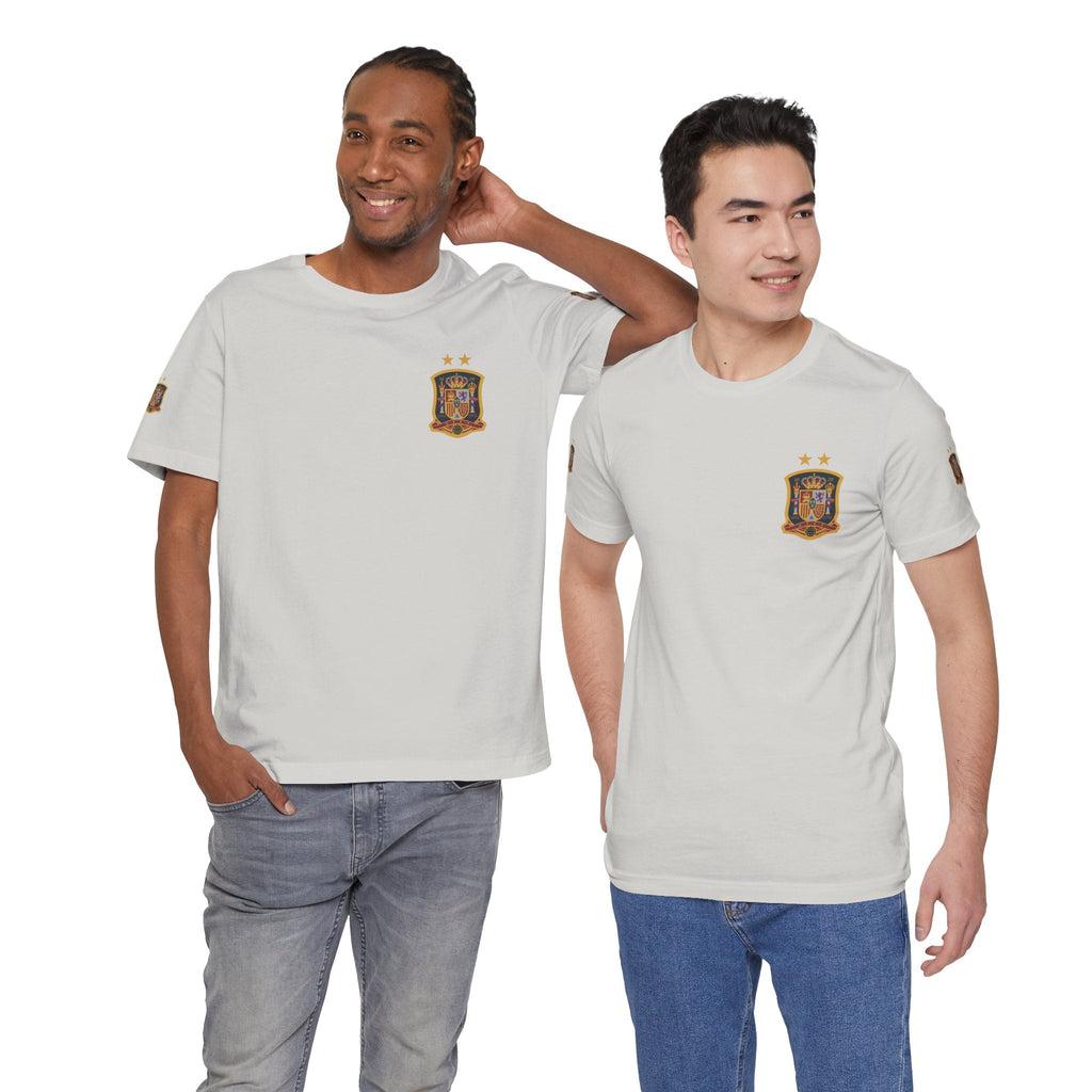 Spain Pride Unisex T-Shirt, Casual Wear, Spain Tee, Travel Souvenir, Sports Fan Gear, Spain Gifts, Cool Summer Shirt - Etna Gift