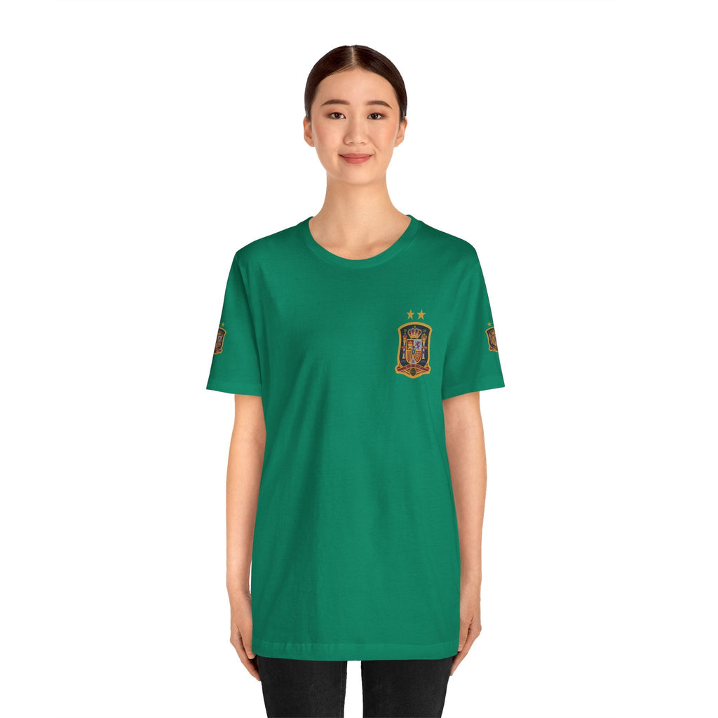 Spain Pride Unisex T-Shirt, Casual Wear, Spain Tee, Travel Souvenir, Sports Fan Gear, Spain Gifts, Cool Summer Shirt - Etna Gift