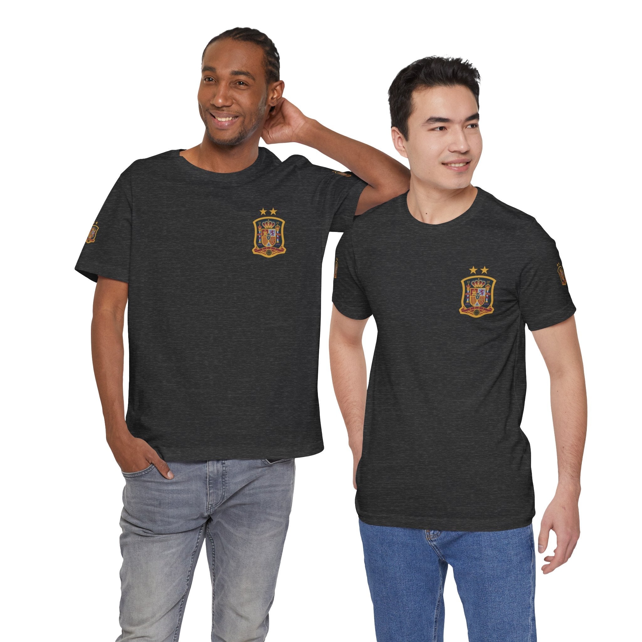 Spain Pride Unisex T-Shirt, Casual Wear, Spain Tee, Travel Souvenir, Sports Fan Gear, Spain Gifts, Cool Summer Shirt - Etna Gift