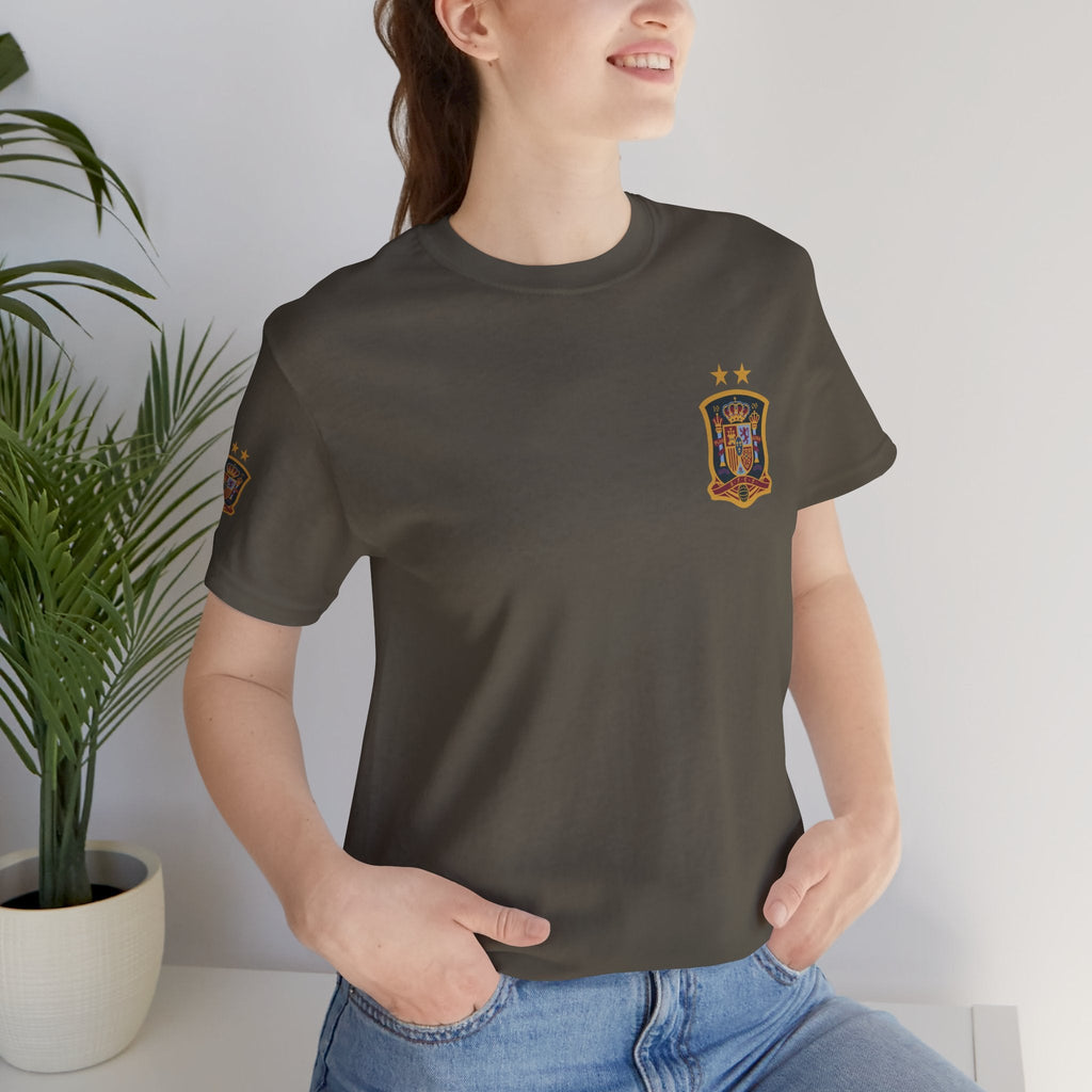 Spain Pride Unisex T-Shirt, Casual Wear, Spain Tee, Travel Souvenir, Sports Fan Gear, Spain Gifts, Cool Summer Shirt - Etna Gift
