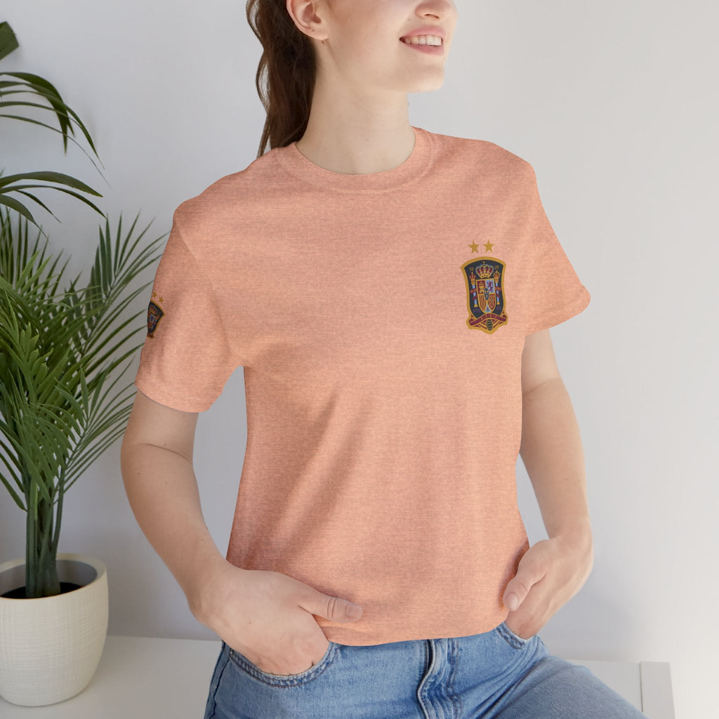 Spain Pride Unisex T-Shirt, Casual Wear, Spain Tee, Travel Souvenir, Sports Fan Gear, Spain Gifts, Cool Summer Shirt - Etna Gift