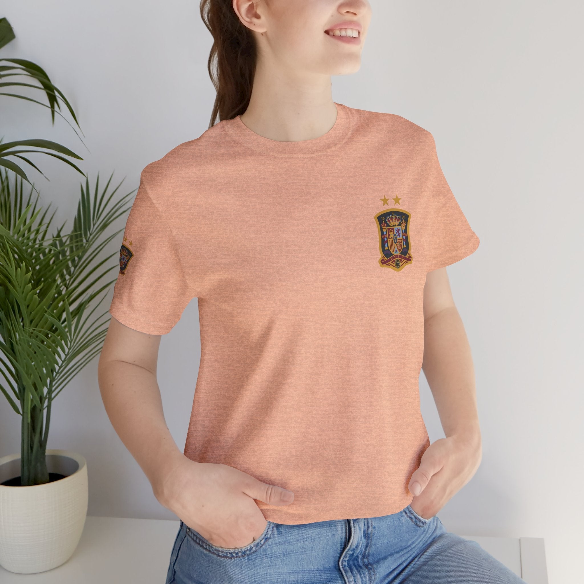Spain Pride Unisex T-Shirt, Casual Wear, Spain Tee, Travel Souvenir, Sports Fan Gear, Spain Gifts, Cool Summer Shirt - Etna Gift