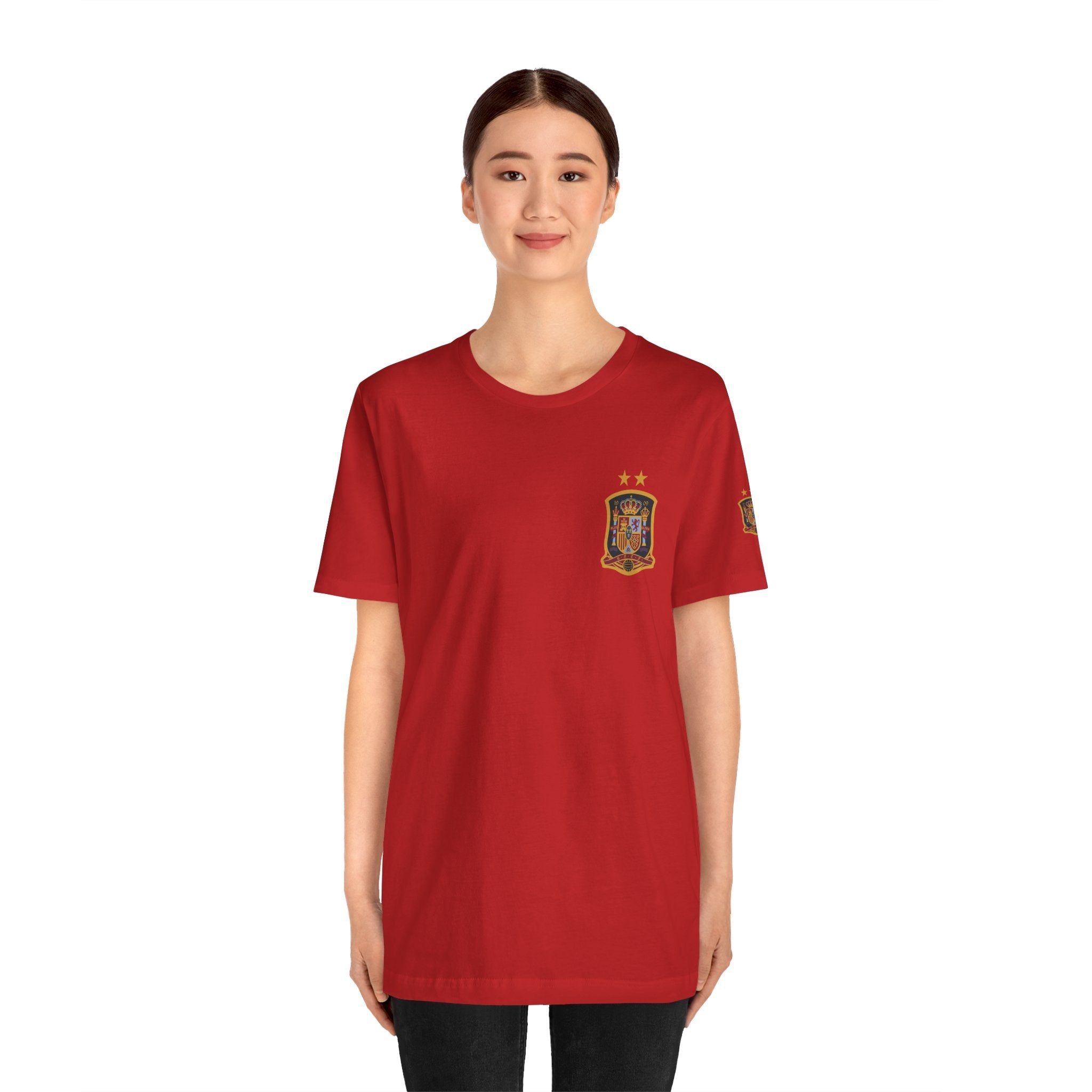 Spain Pride Unisex T-Shirt, Casual Wear, Spain Tee, Travel Souvenir, Sports Fan Gear, Spain Gifts, Cool Summer Shirt - Etna Gift