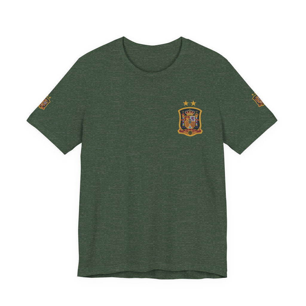 Spain Pride Unisex T-Shirt, Casual Wear, Spain Tee, Travel Souvenir, Sports Fan Gear, Spain Gifts, Cool Summer Shirt - Etna Gift