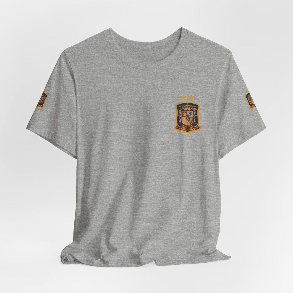 Spain Pride Unisex T-Shirt, Casual Wear, Spain Tee, Travel Souvenir, Sports Fan Gear, Spain Gifts, Cool Summer Shirt - Etna Gift
