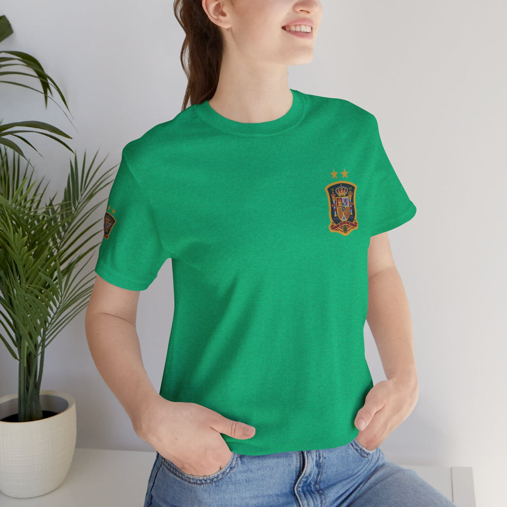 Spain Pride Unisex T-Shirt, Casual Wear, Spain Tee, Travel Souvenir, Sports Fan Gear, Spain Gifts, Cool Summer Shirt - Etna Gift