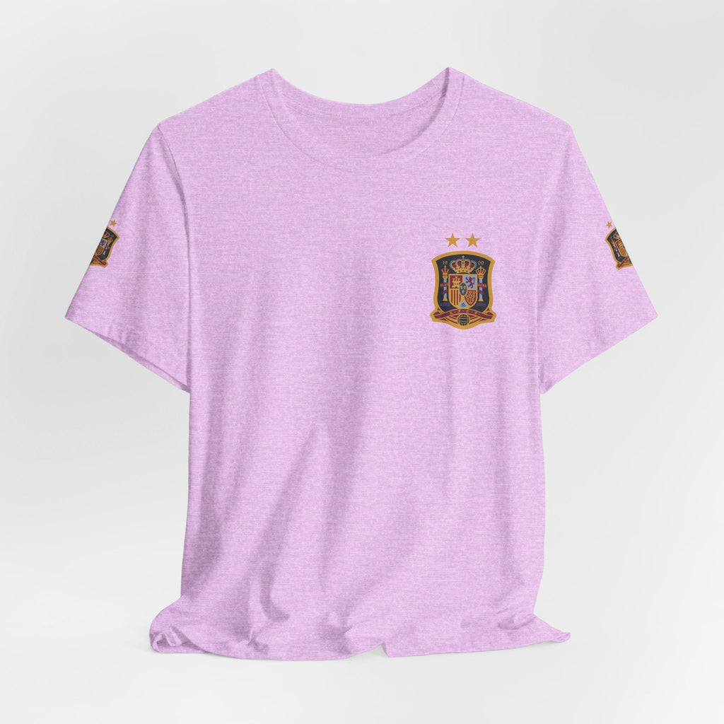 Spain Pride Unisex T-Shirt, Casual Wear, Spain Tee, Travel Souvenir, Sports Fan Gear, Spain Gifts, Cool Summer Shirt - Etna Gift