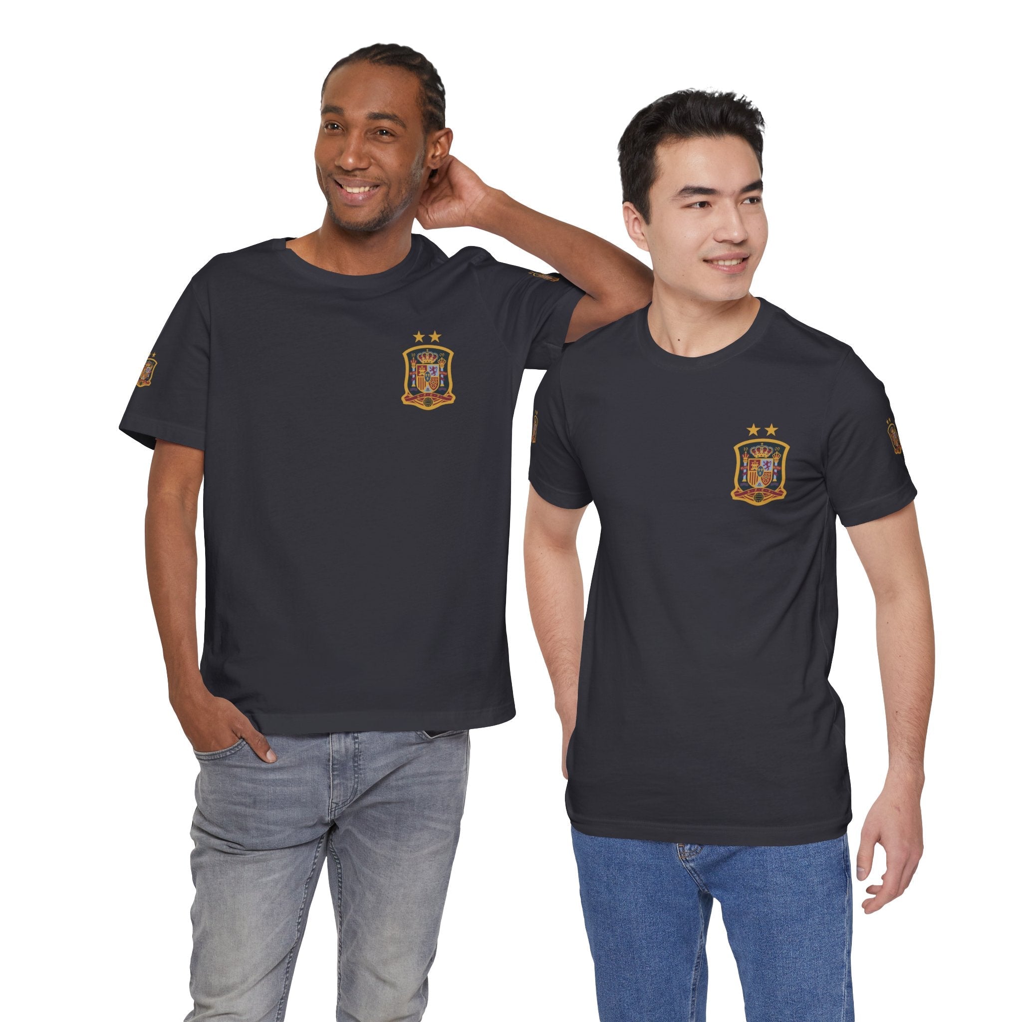 Spain Pride Unisex T-Shirt, Casual Wear, Spain Tee, Travel Souvenir, Sports Fan Gear, Spain Gifts, Cool Summer Shirt - Etna Gift