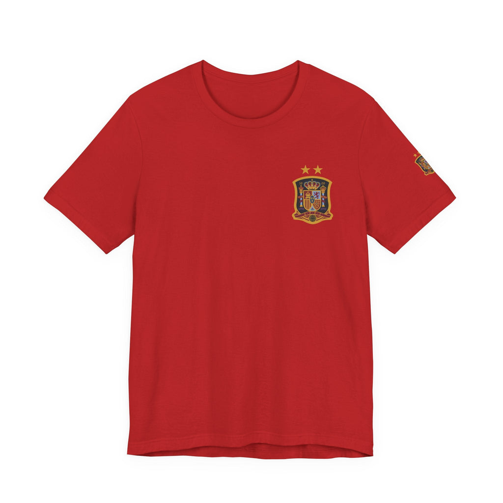 Spain Pride Unisex T-Shirt, Casual Wear, Spain Tee, Travel Souvenir, Sports Fan Gear, Spain Gifts, Cool Summer Shirt - Etna Gift