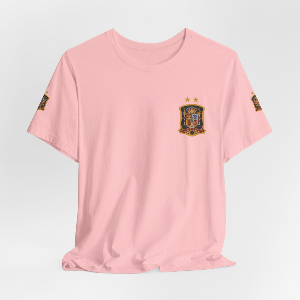 Spain Pride Unisex T-Shirt, Casual Wear, Spain Tee, Travel Souvenir, Sports Fan Gear, Spain Gifts, Cool Summer Shirt - Etna Gift