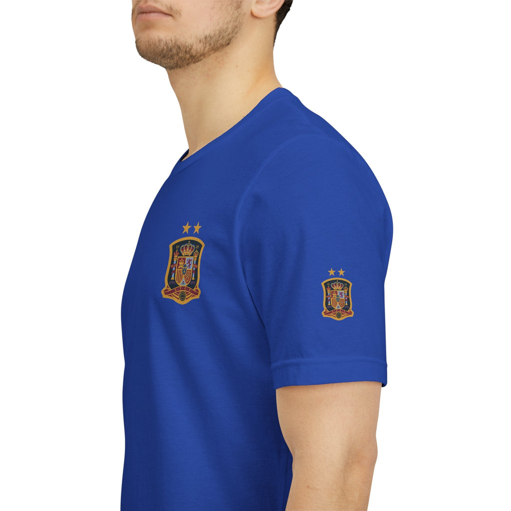 Spain Pride Unisex T-Shirt, Casual Wear, Spain Tee, Travel Souvenir, Sports Fan Gear, Spain Gifts, Cool Summer Shirt - Etna Gift