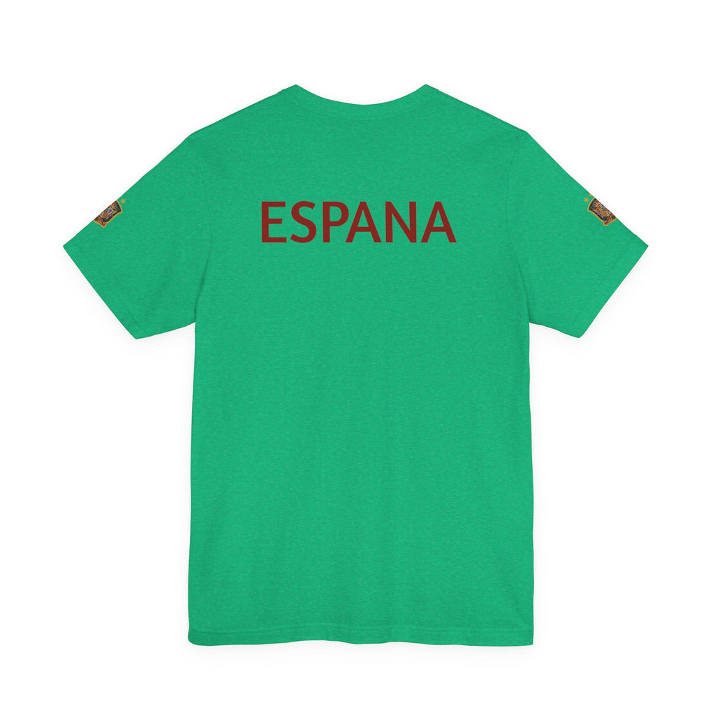 Spain Pride Unisex T-Shirt, Casual Wear, Spain Tee, Travel Souvenir, Sports Fan Gear, Spain Gifts, Cool Summer Shirt - Etna Gift