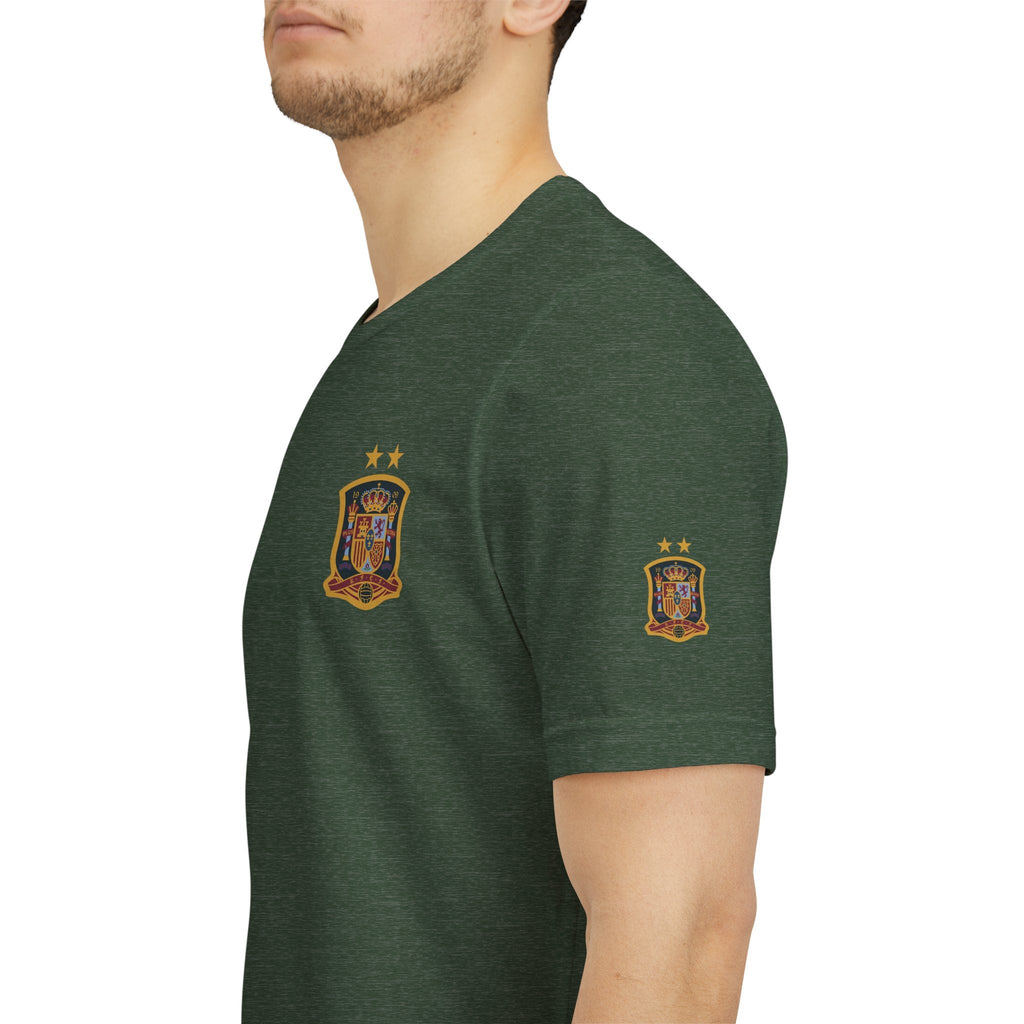Spain Pride Unisex T-Shirt, Casual Wear, Spain Tee, Travel Souvenir, Sports Fan Gear, Spain Gifts, Cool Summer Shirt - Etna Gift