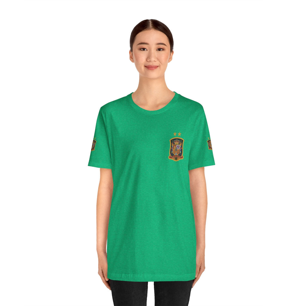 Spain Pride Unisex T-Shirt, Casual Wear, Spain Tee, Travel Souvenir, Sports Fan Gear, Spain Gifts, Cool Summer Shirt - Etna Gift