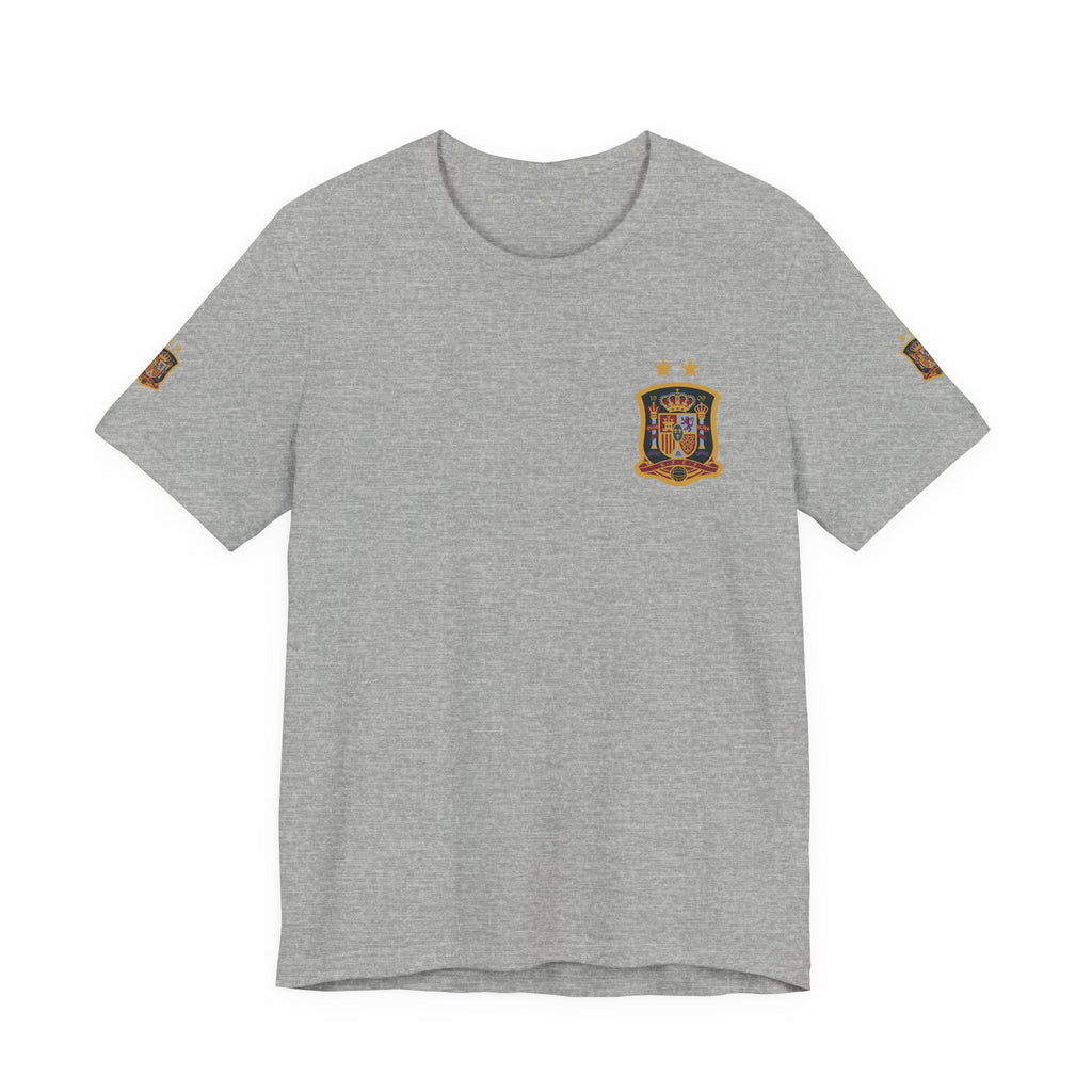 Spain Pride Unisex T-Shirt, Casual Wear, Spain Tee, Travel Souvenir, Sports Fan Gear, Spain Gifts, Cool Summer Shirt - Etna Gift