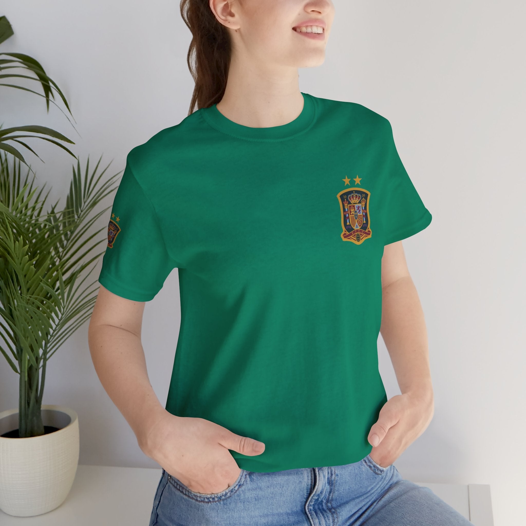 Spain Pride Unisex T-Shirt, Casual Wear, Spain Tee, Travel Souvenir, Sports Fan Gear, Spain Gifts, Cool Summer Shirt - Etna Gift