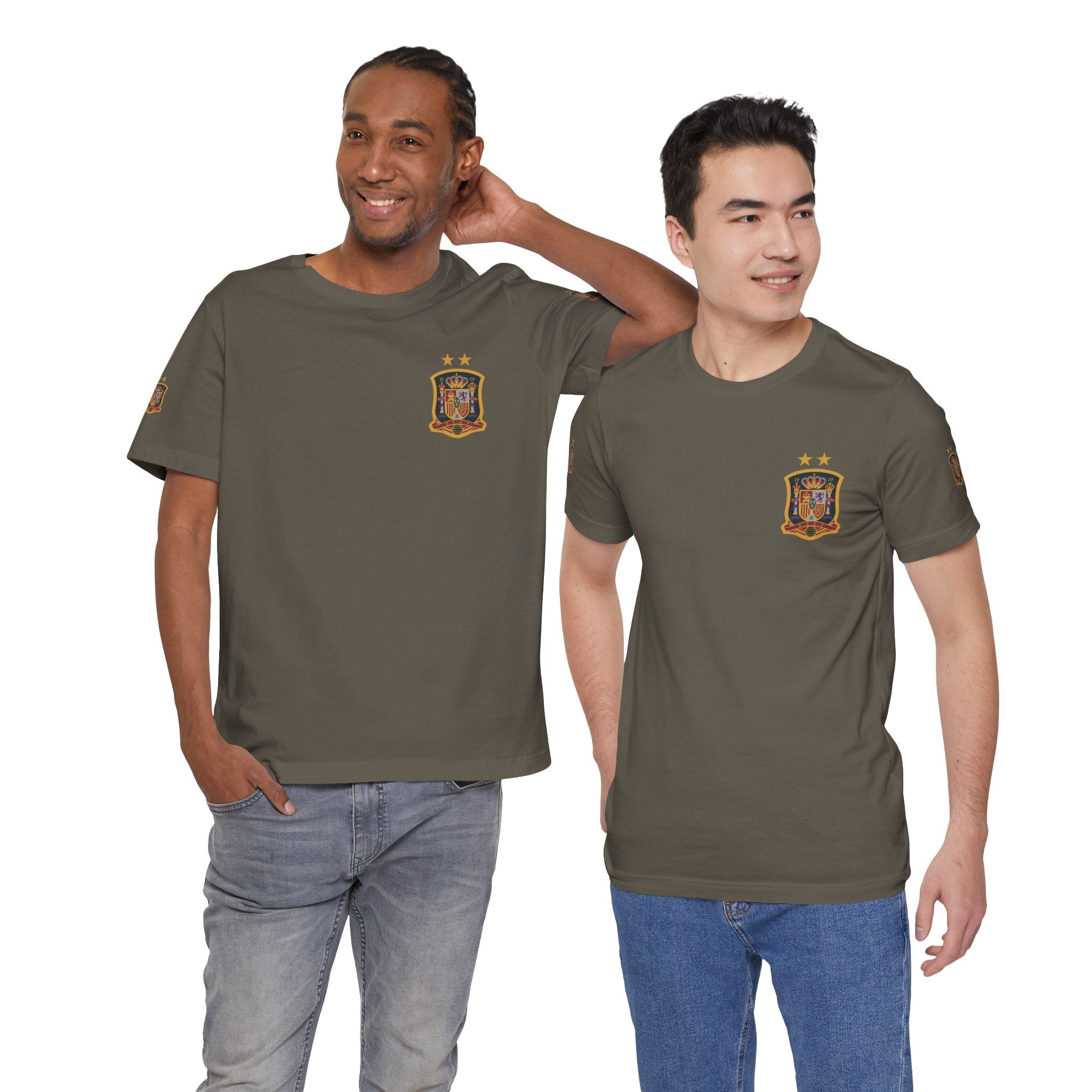 Spain Pride Unisex T-Shirt, Casual Wear, Spain Tee, Travel Souvenir, Sports Fan Gear, Spain Gifts, Cool Summer Shirt - Etna Gift