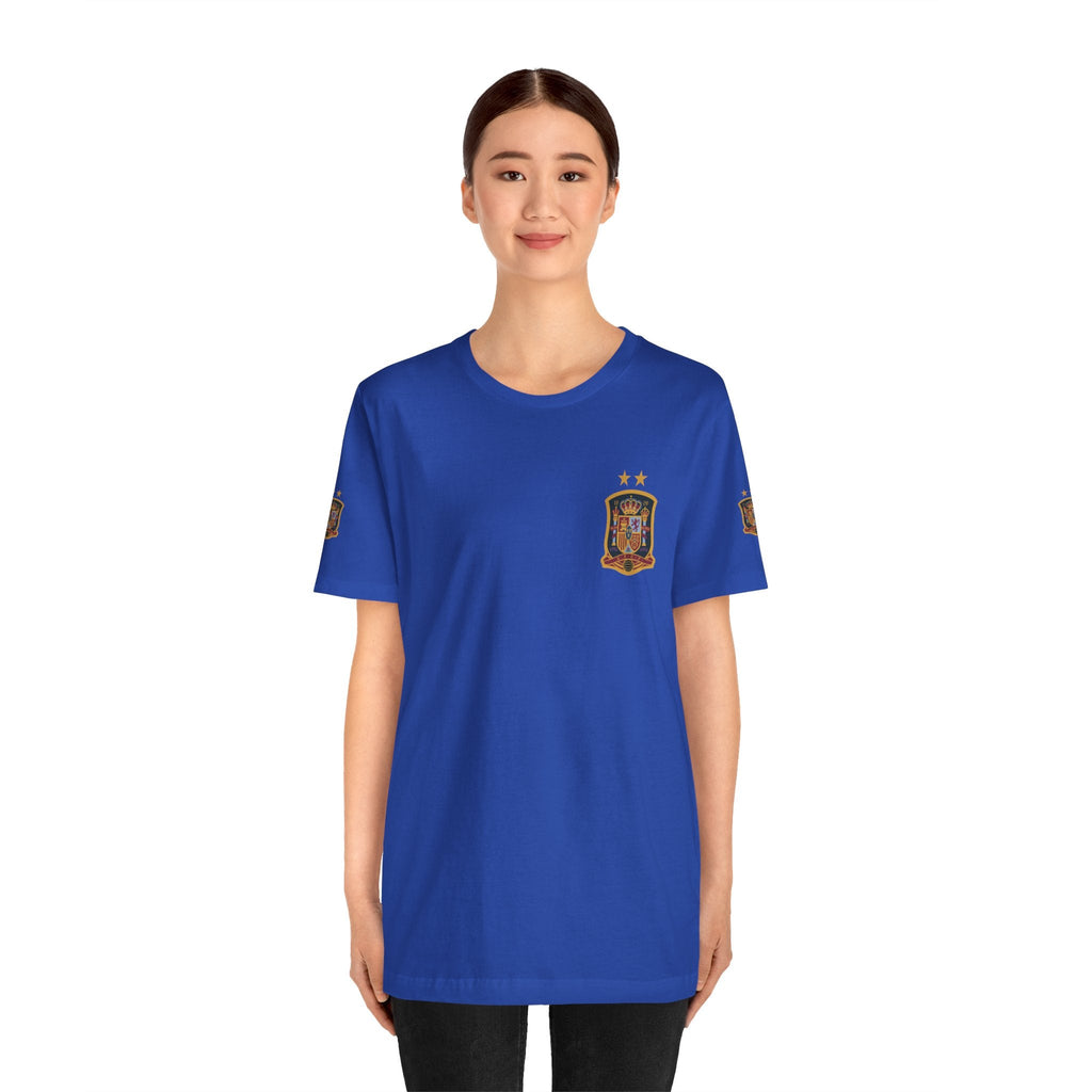 Spain Pride Unisex T-Shirt, Casual Wear, Spain Tee, Travel Souvenir, Sports Fan Gear, Spain Gifts, Cool Summer Shirt - Etna Gift